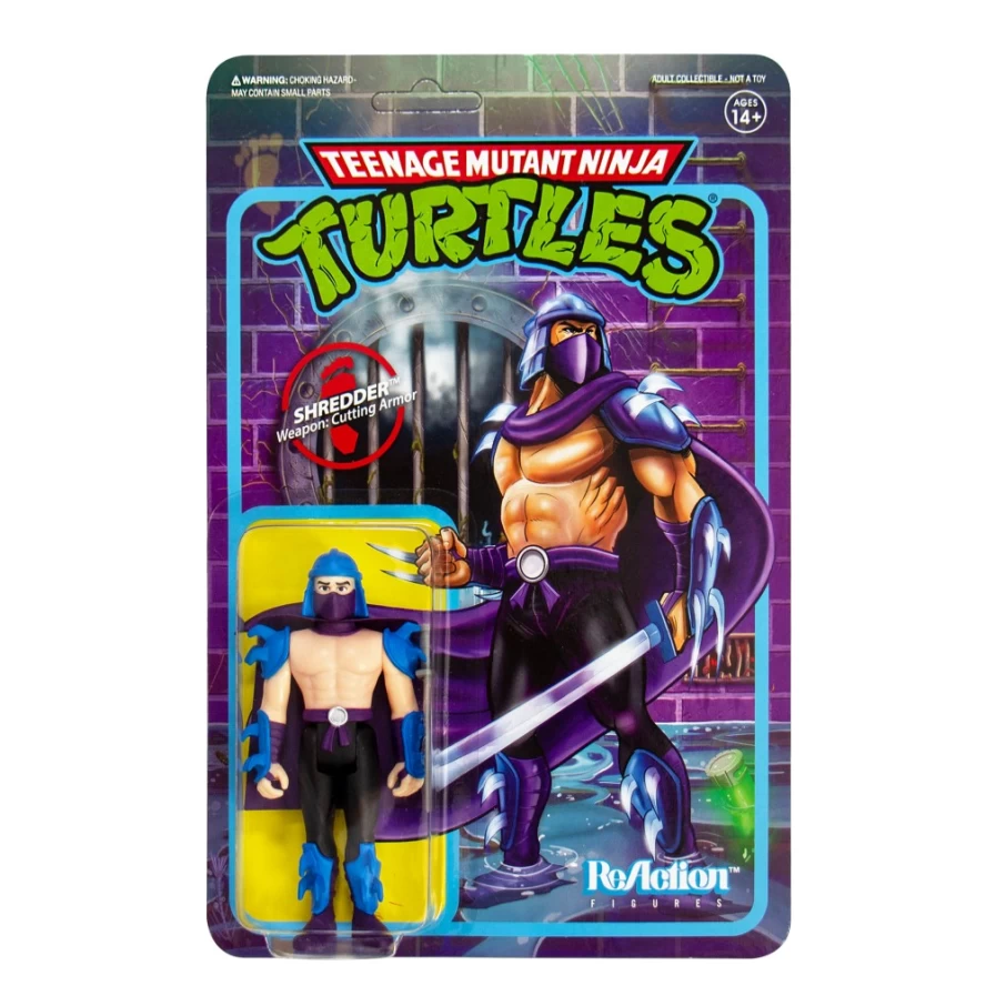 Super7 Teenage Mutant Ninja Turtles Shredder Action Figure - Collectible TMNT Villain Toy