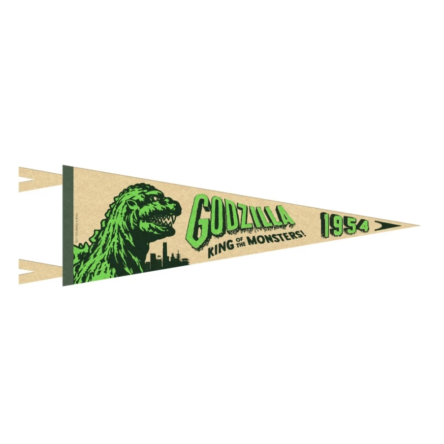 Super7 Toho Godzilla King of The Monsters 1954 Vintage Pennant