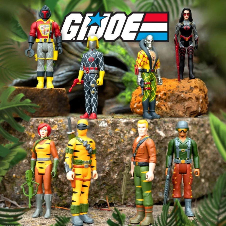 Super7 G.I. Joe Reaction Figures Wave 6 - Tiger Force & Python Patrol 8-Pack Action Figure Set
