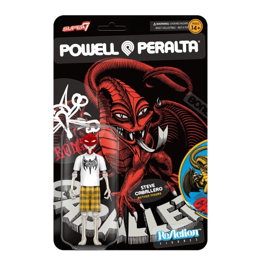 Super7 Powell-Peralta Reaction Figure Wave 2 - Steve Caballero Dragon Collectible Toy