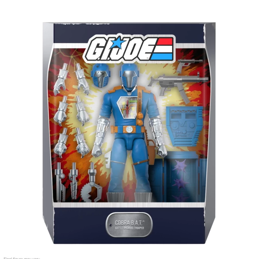 Super7 G.I. Joe Ultimates! Cobra B.A.T. Action Figure - SDCC 2022 Exclusive Comic Edition