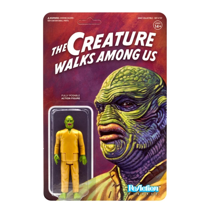 Super7 Universal Monsters The Creature Walks Among Us Reaction Action Figure Collectible