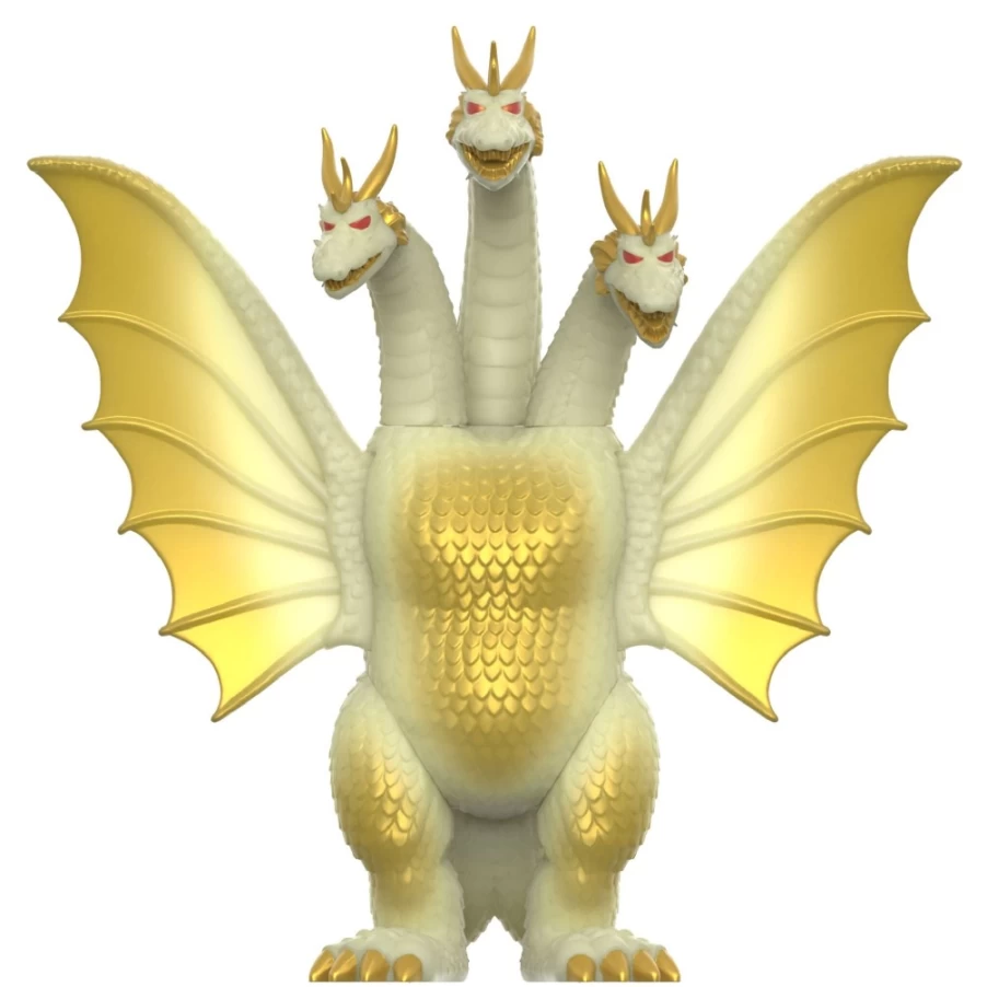 Super7 King Ghidorah Glow-in-the-Dark Reaction Figure - Toho Wave 4 Collectible