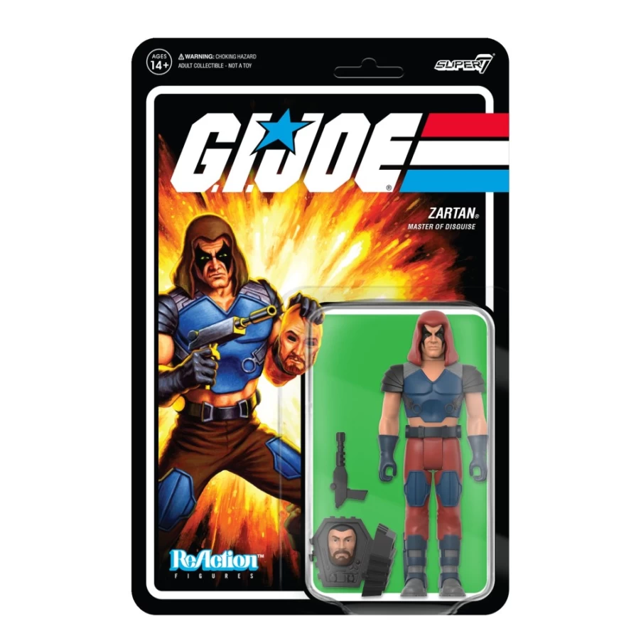 Super7 G.I. Joe Reaction Series Wave 4 Zartan Action Figure