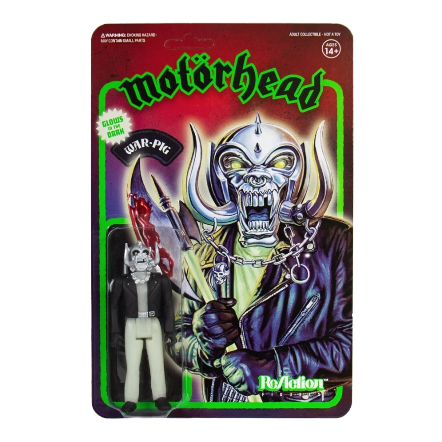 Super7 Motorhead Warpig Glow in The Dark Reaction Figure - Limited Edition Collectible