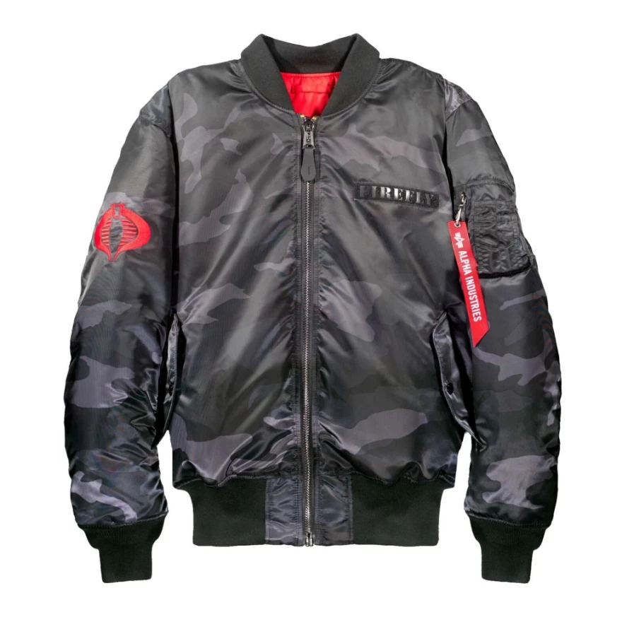 Super7 G.I. Joe x Alpha Industries Firefly Limited Edition Bomber Jacket Collectible