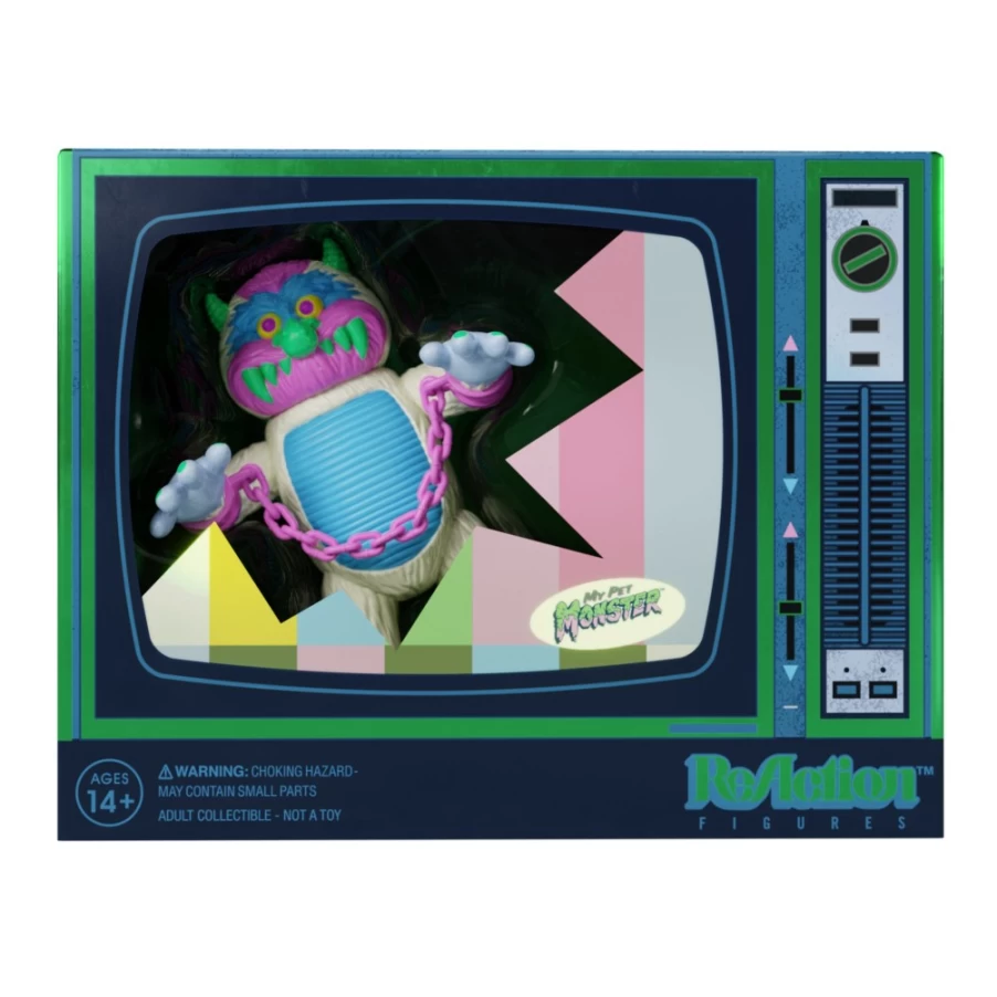 Super7 My Pet Monster Reaction Figure - Pastel Glow Edition Collectible Toy