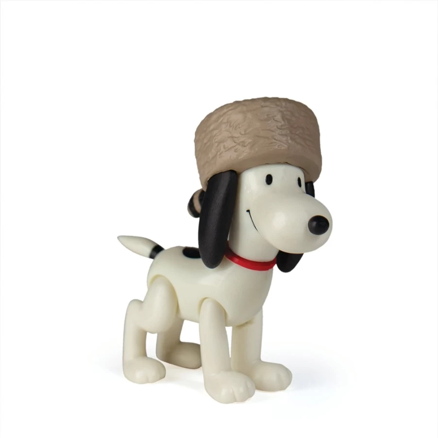 Super7 Peanuts Snoopy with Raccoon Hat Collectible Action Figure - ReAction Series