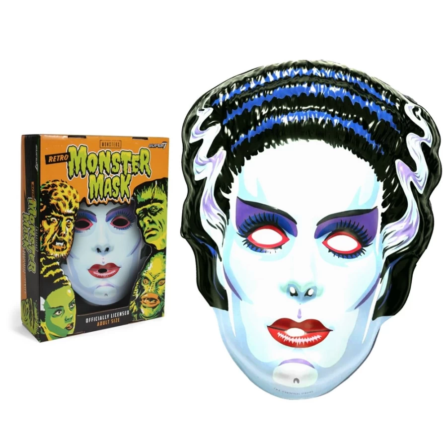 Super7 Universal Monsters Bride Of Frankenstein White Collectible Mask