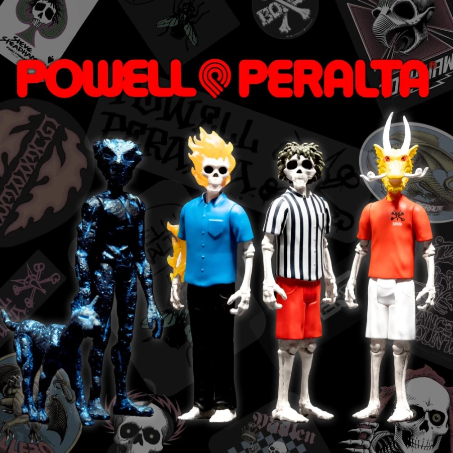Super7 Powell-Peralta Reaction Figures Wave 1 - 4-Piece Collectible Set
