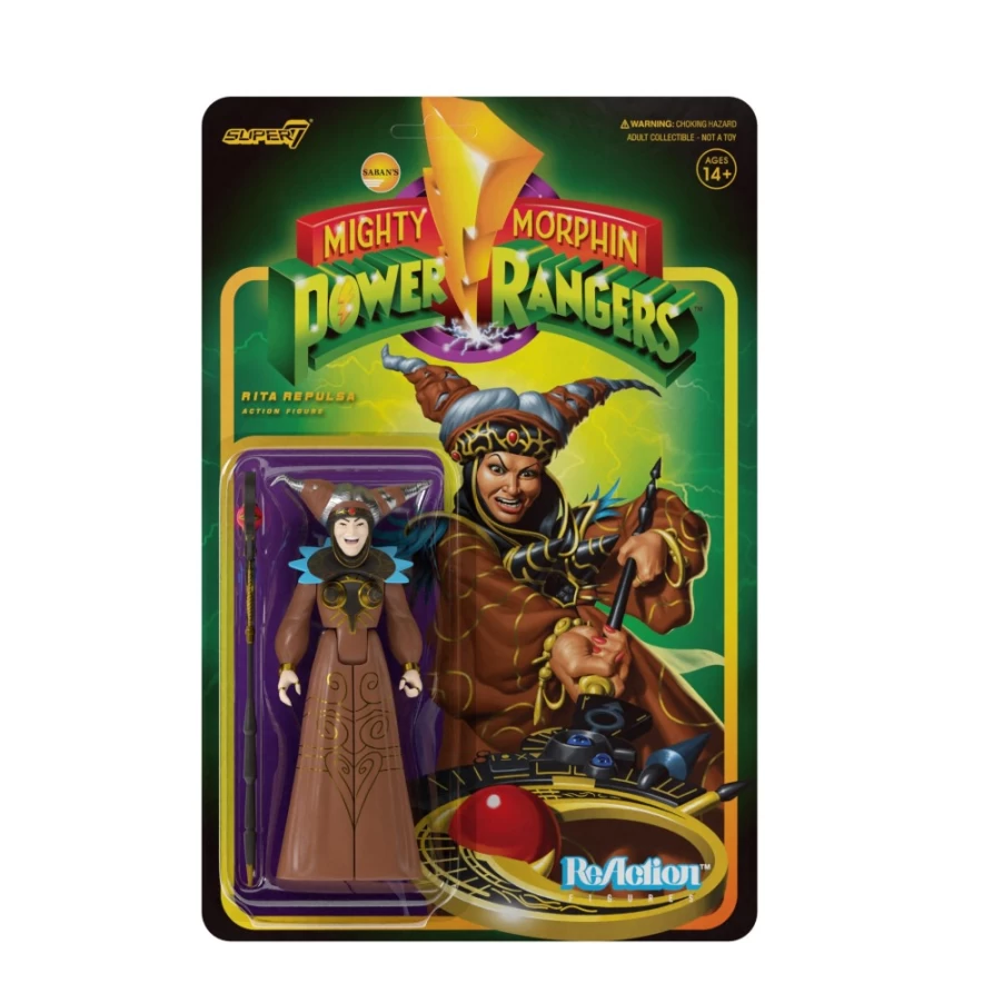 Super7 Mighty Morphin Power Rangers Rita Repulsa Action Figure - Wave 1 Collectible