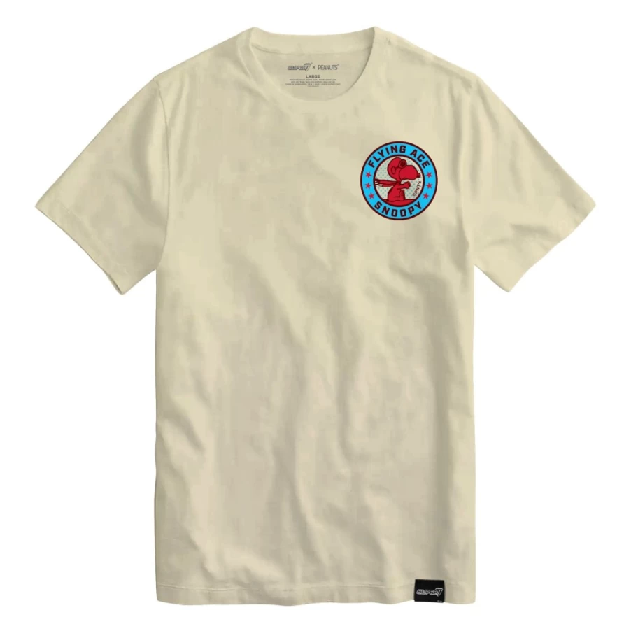 Super7 Snoopy Flying Ace Peanuts Graphic T-Shirt for Men & Women - Vintage Cartoon Tee
