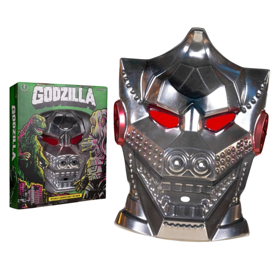 Super7 Mechagodzilla W1 Metallic Mask - Toho Inspired Collectible