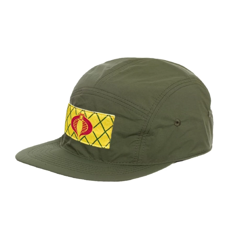 Super7 G.I. Joe Cobra 5-Panel Snapback Hat - Green Military Style Cap