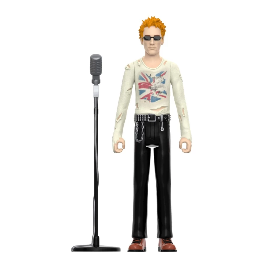 Super7 Sex Pistols Johnny Rotten Reaction Figure Wave 1 Punk Collectible Toy