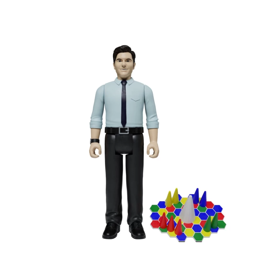 Super7 Parks And Recreation Ben Wyatt Reaction Wave 1 Action Figure Collectible