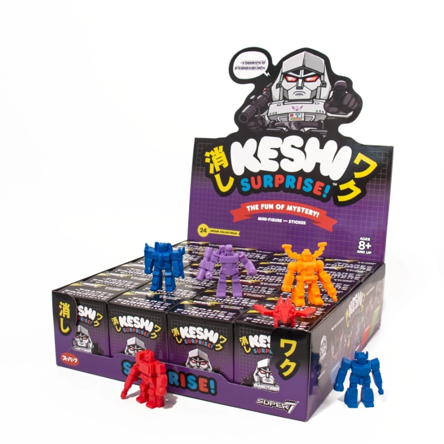 Super7 Transformers Keshi Surprise Decepticons Flat Vinyl Collectible Figure