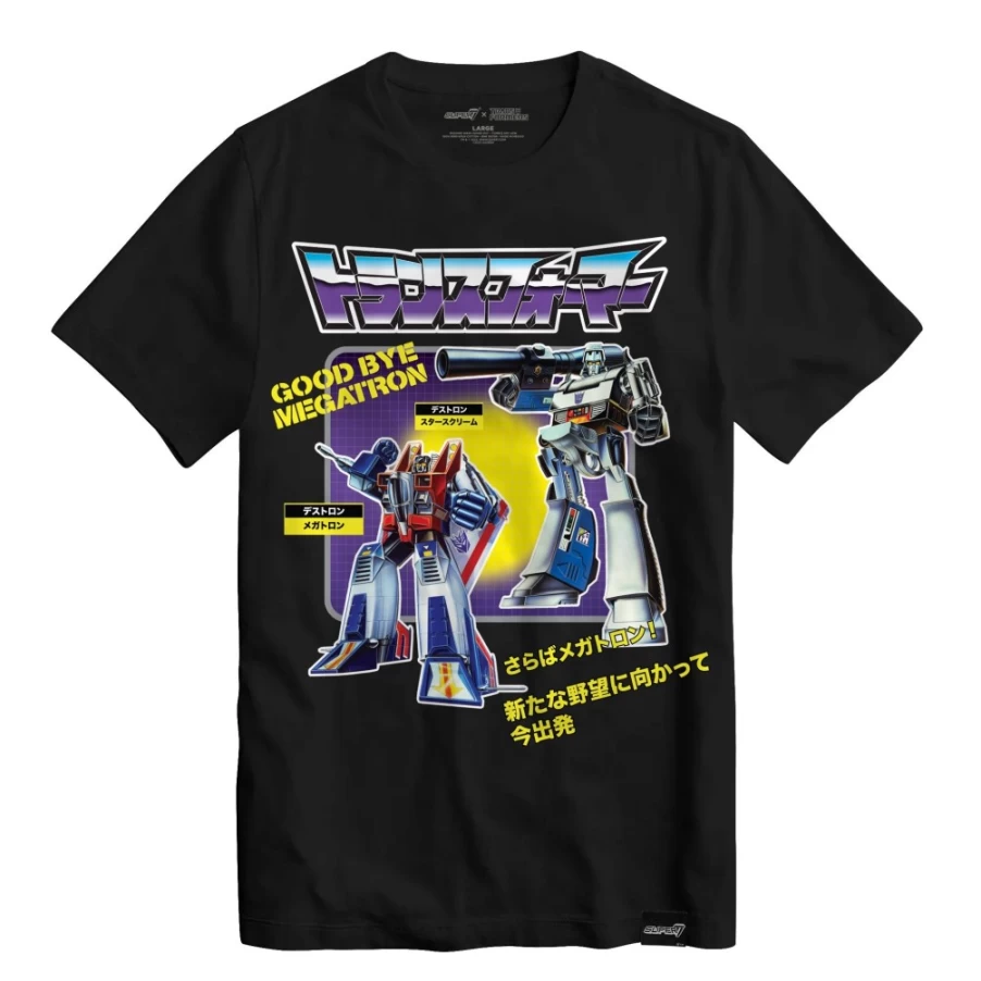 Super7 Transformers T-Shirt - Goodbye Megatron Graphic Tee for Men & Women