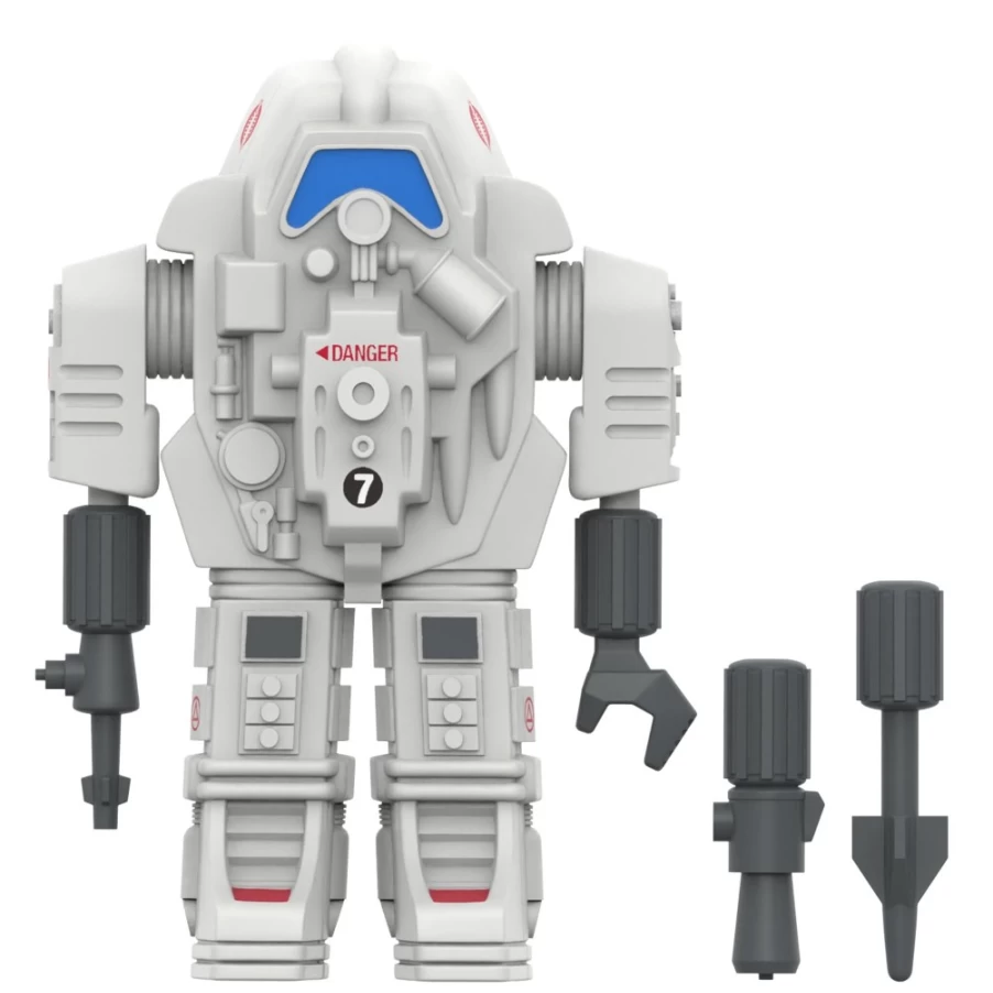 Super7 G.I. Joe Super Cyborg S.N.A.K.E. Armor Action Figure - Gray Full Color Collectible