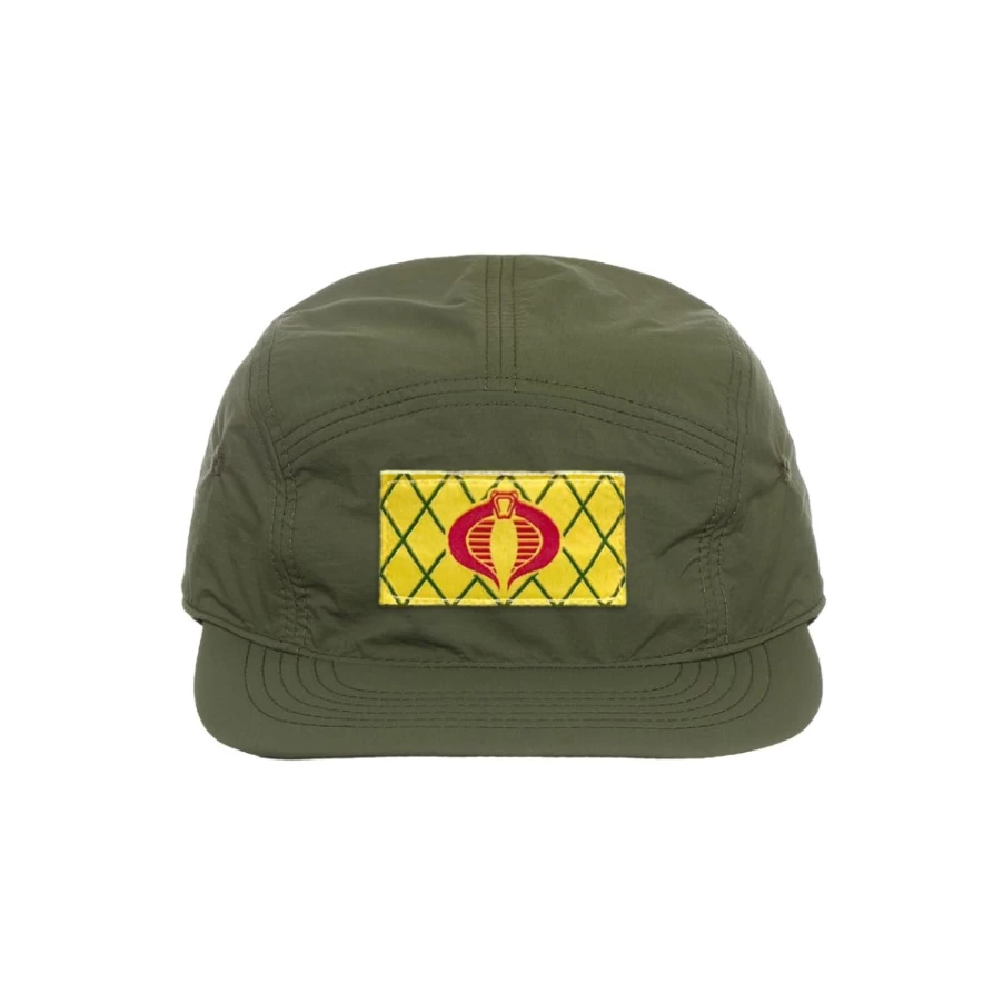 Super7 G.I. Joe Cobra 5-Panel Snapback Hat - Green Military Style Cap