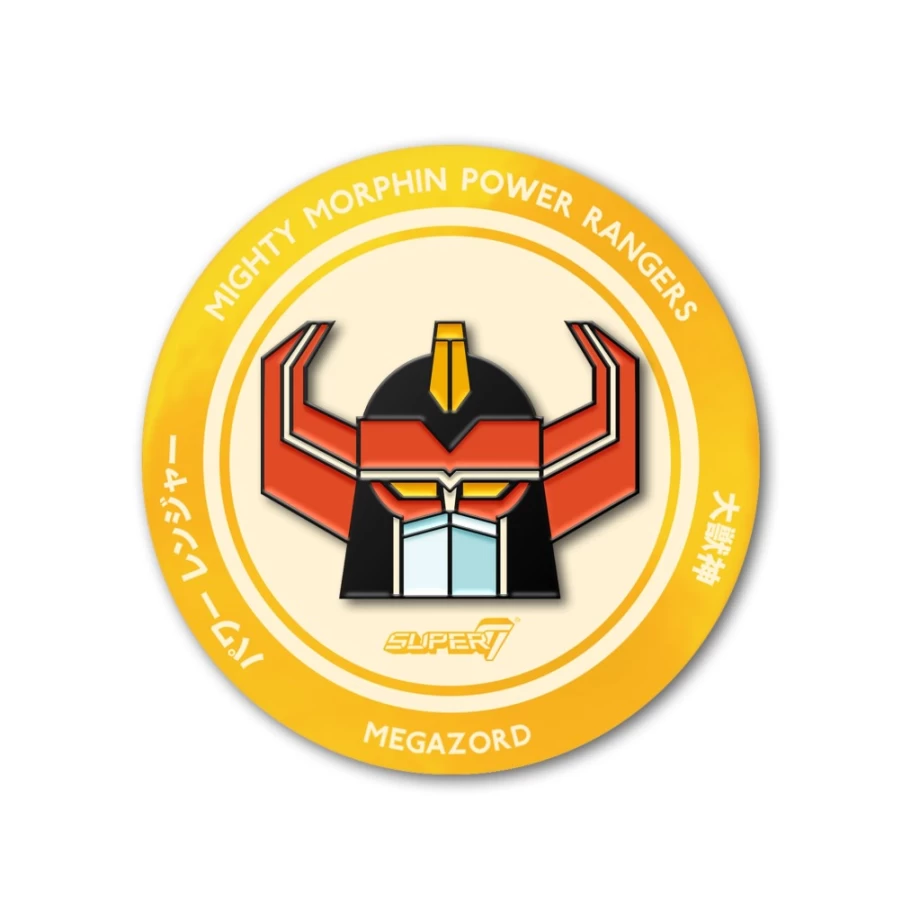 Super7 Mighty Morphin Power Rangers Megazord Collectible Enamel Pin - Limited Edition