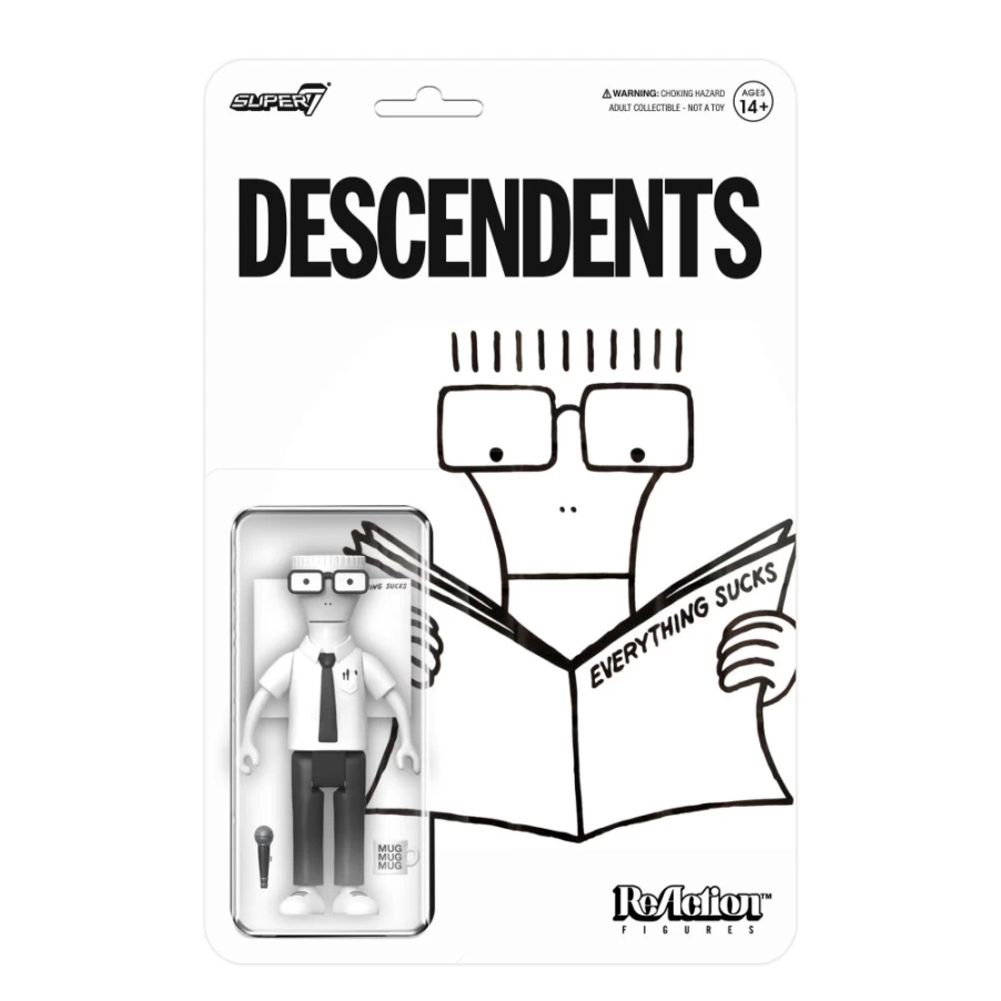 Super7 Descendents Milo Reaction Action Figure - Everything Sucks Collectible
