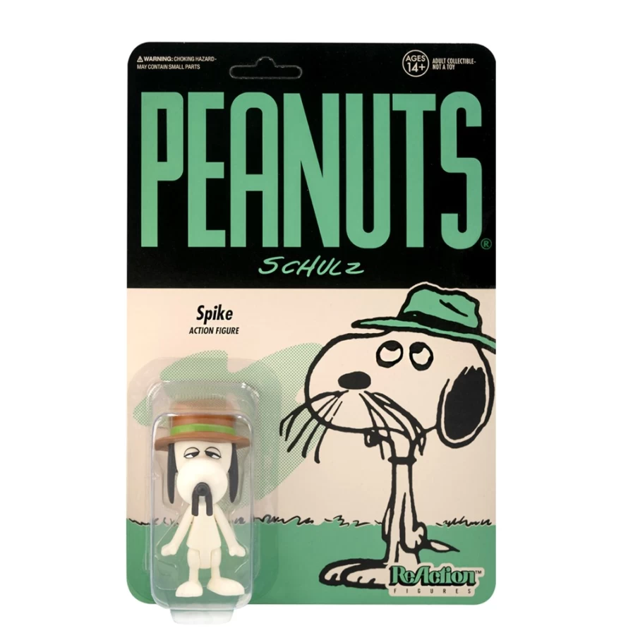 Super7 Peanuts Reaction Wave 2 Spike Action Figure - Collectible Snoopy Character Toy