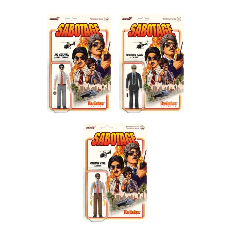 Super7 Beastie Boys Sabotage Reaction Wave 1 Action Figure Set (3-Pack)