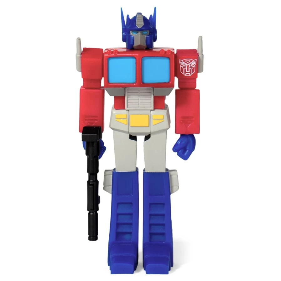 Super7 Transformers Reaction Figure - Optimus Prime Collectible Action Figure