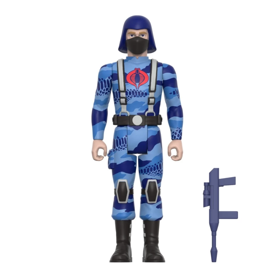 Super7 G.I. Joe Reaction Wave 5 Cobra Trooper Camouflage Infantry Action Figure