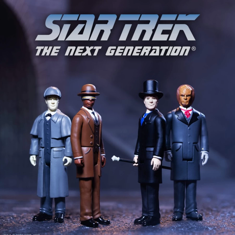 Super7 Star Trek: The Next Generation Wave 3 Action Figures - 4-Pack Collectible Set
