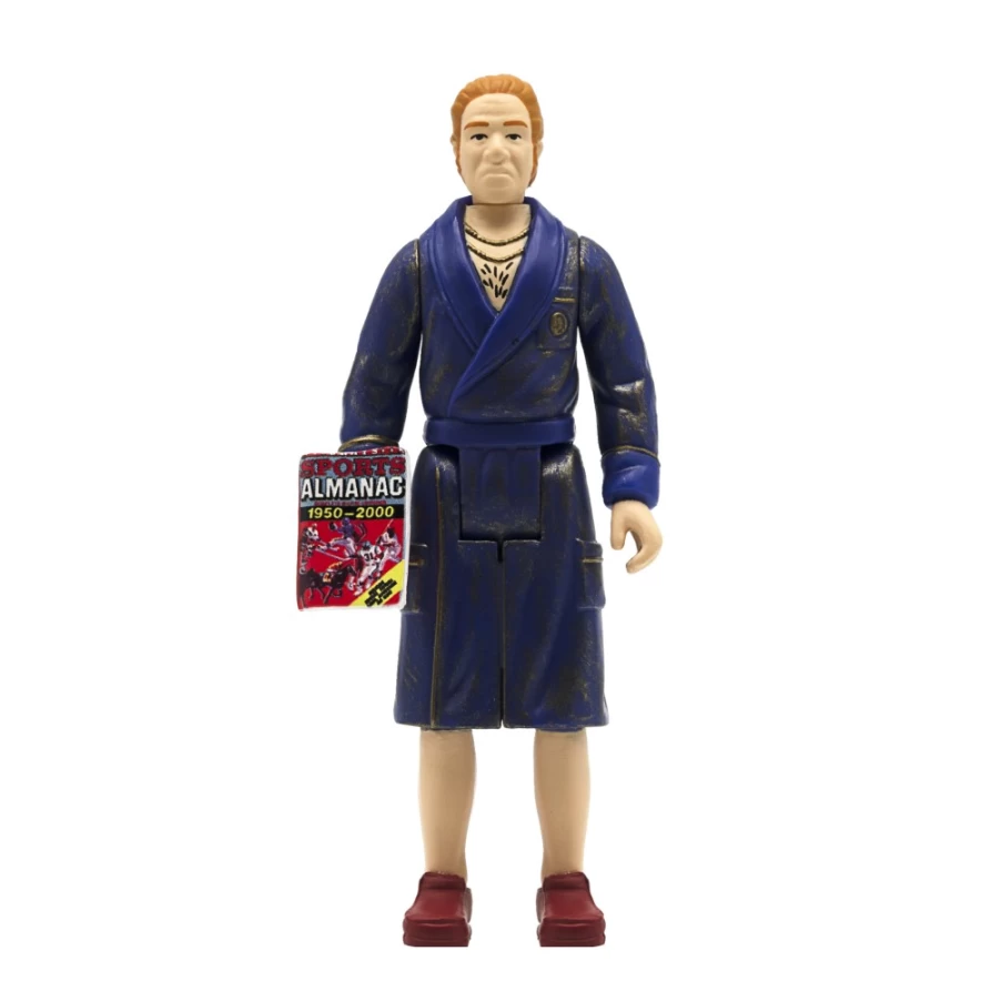 Super7 Back To The Future 2 Biff Tannen Bathrobe Reaction Figure Wave 1 Collectible Toy
