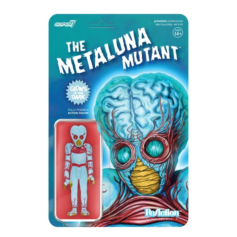 Super7 Metaluna Mutant Glow in The Dark Reaction Figure - Exclusive Blue Edition