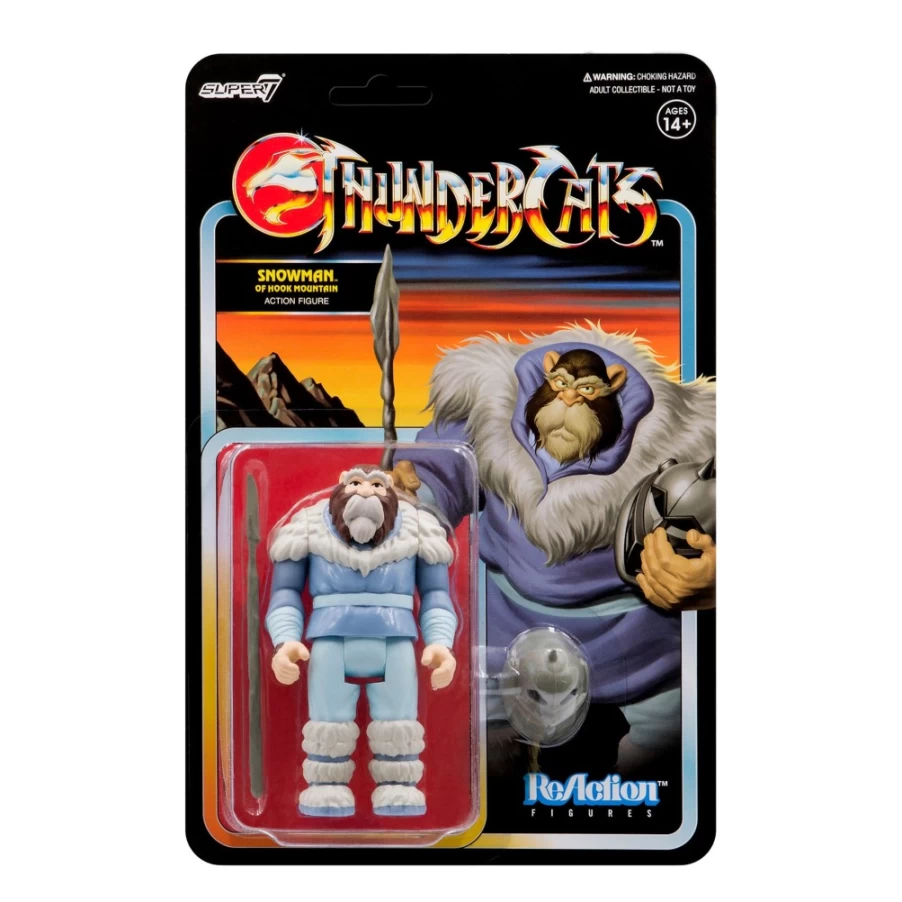 Super7 Thundercats Reaction Figure Wave 2 - Snowman Of Hook Mountain Collectible Action Figure