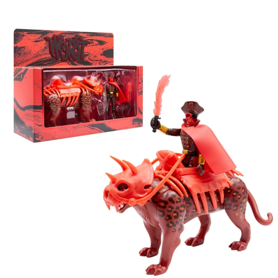 Super7 The Four Worstmen Of The Apocalypse Action Figure - Captain Deadstar & War Jaguar Collectible
