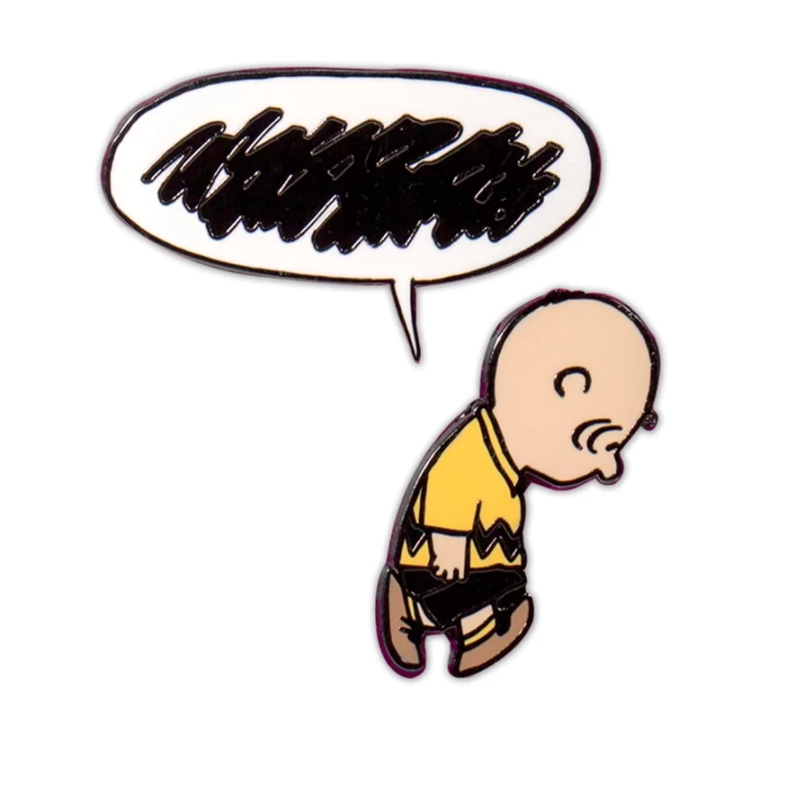 Super7 Charlie Brown & Snoopy Peanuts Speech Bubble Enamel Pin Set - Collectible Badge