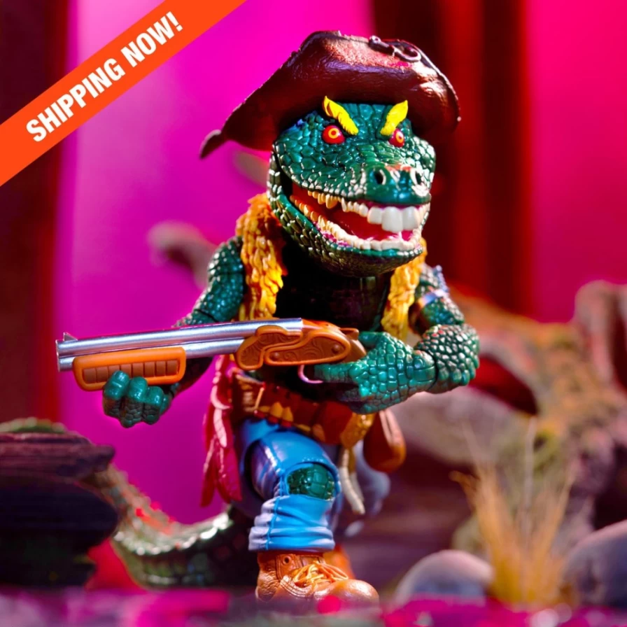 Super7 Teenage Mutant Ninja Turtles Ultimates Wave 5 Leatherhead Action Figure Collectible
