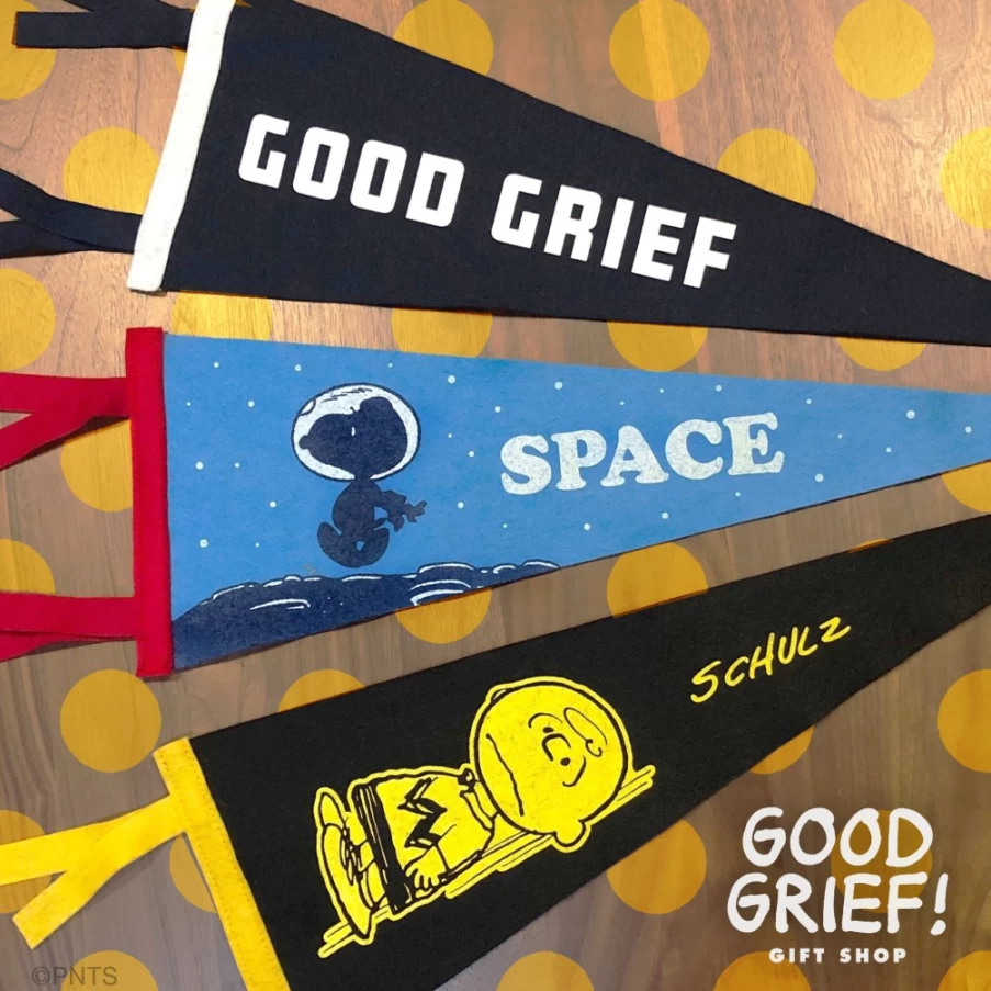 Super7 Snoopy Space Peanuts Pennant - Vintage Cartoon Collectible Banner