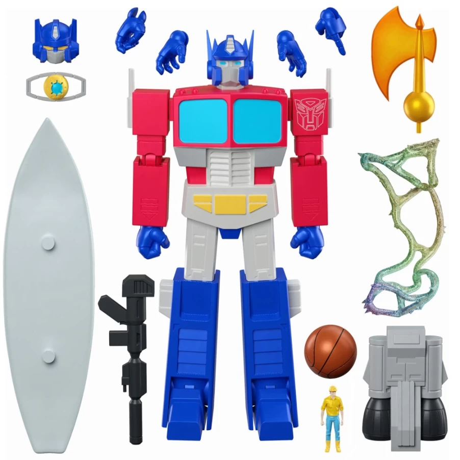 Super7 Transformers Ultimates! Wave 1 Optimus Prime Action Figure Collectible