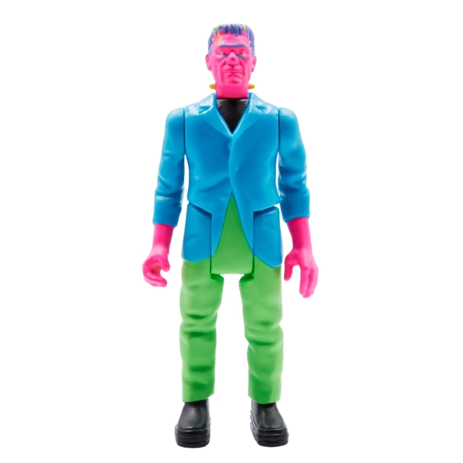 Super7 Universal Monsters Frankenstein Reaction Figure - Costume Colors Edition Collectible Toy
