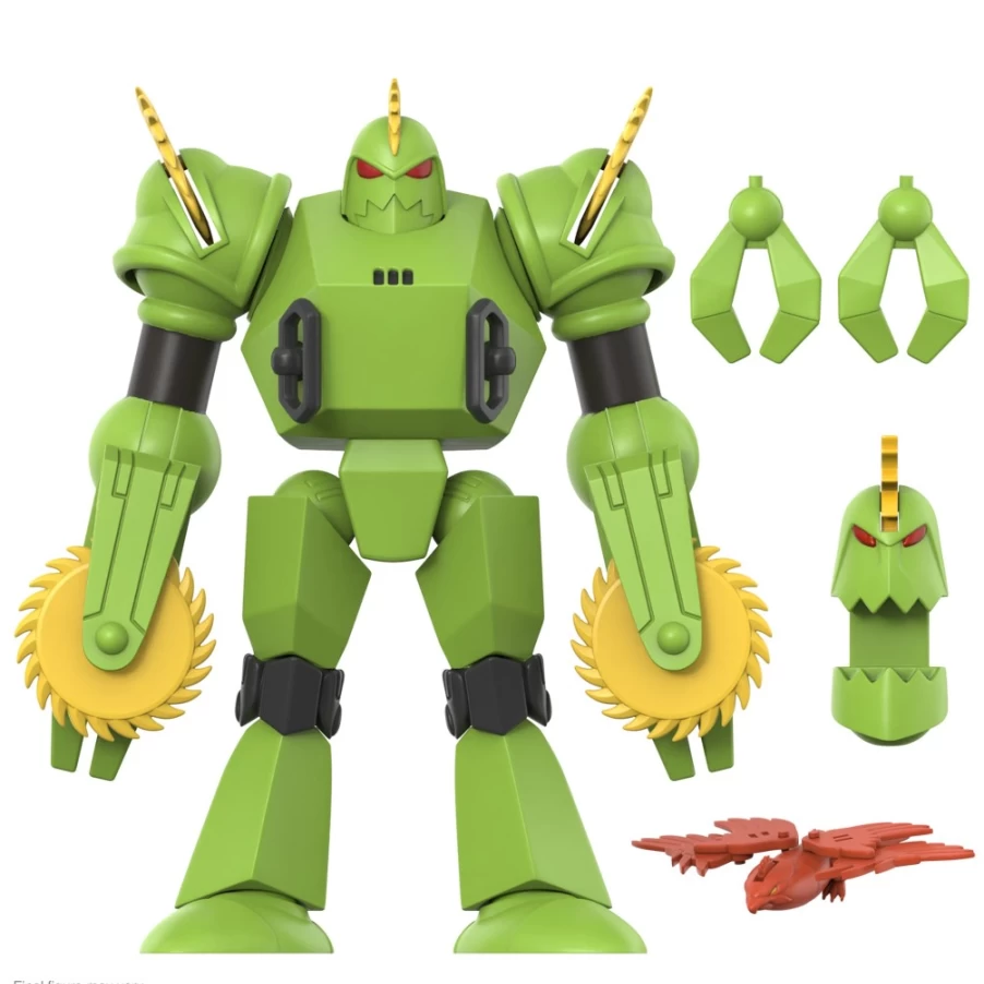 Super7 Silverhawks Ultimates Wave 4 Buzz-Saw Action Figure (Toy Version) - Collectible Retro Toy