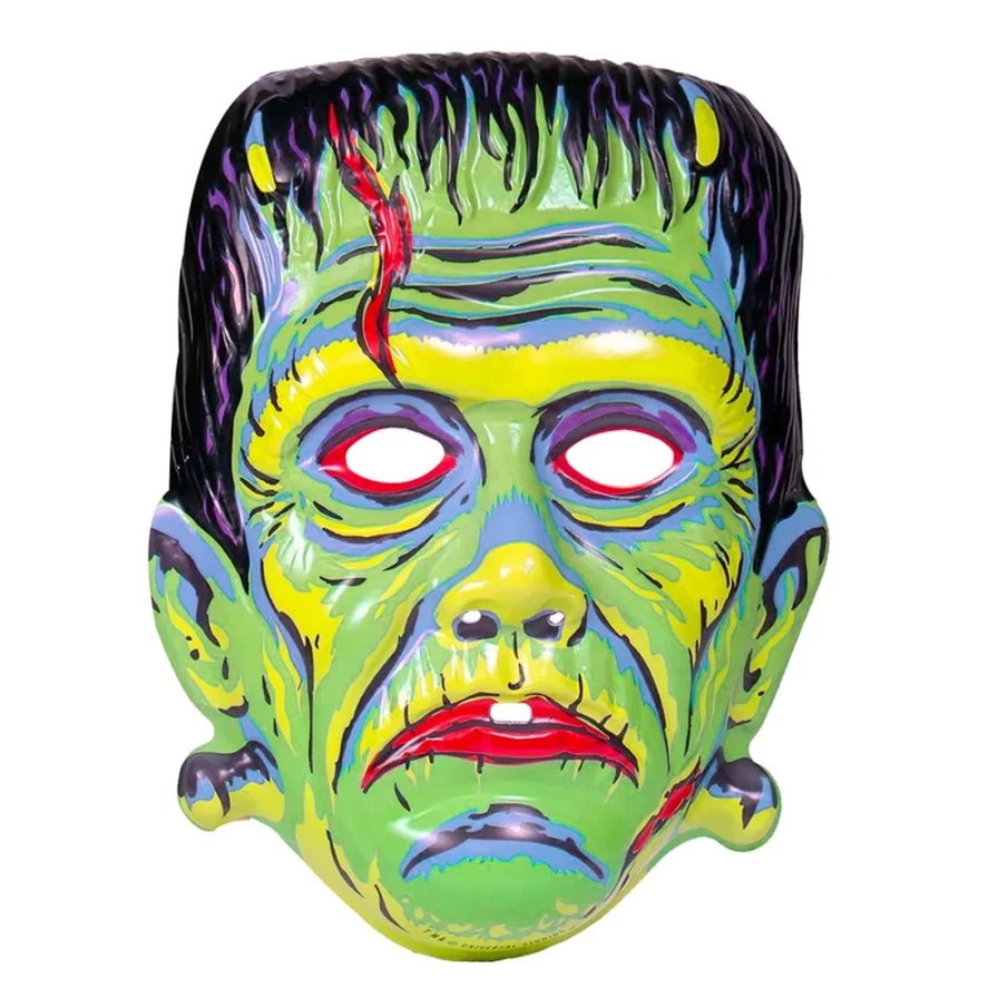 Super7 Universal Monsters Frankenstein Mask - Green Collectible Horror Monster Face Cover