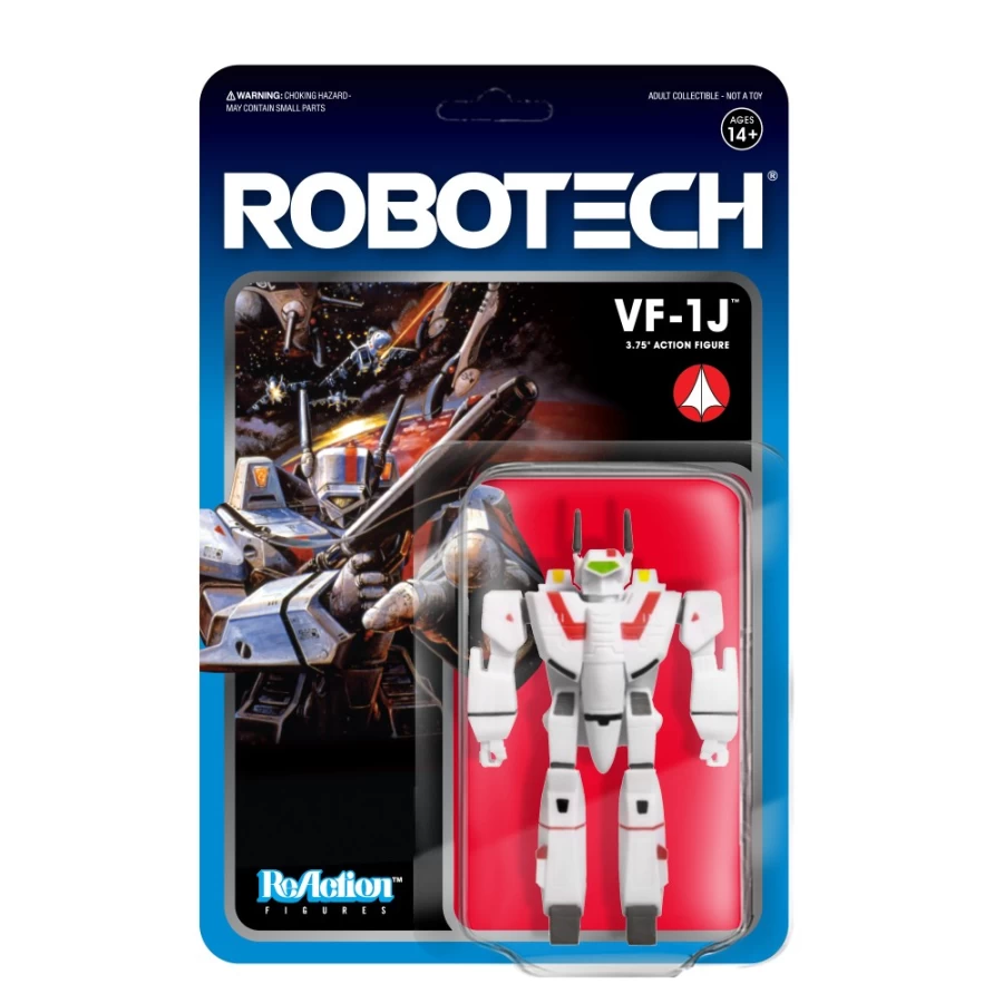 Super7 Robotech ReAction Figure - Valkyrie VF-1J Collectible Toy