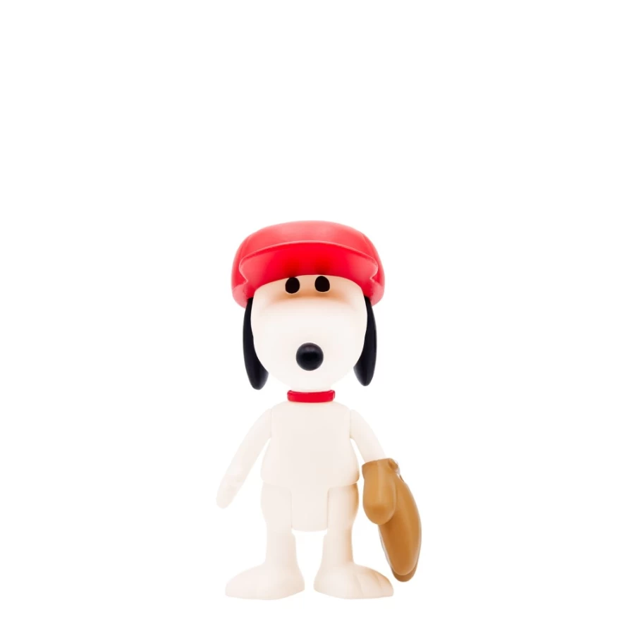 Super7 Peanuts Reaction Figure Wave 5 - Baseball Snoopy Collectible Toy