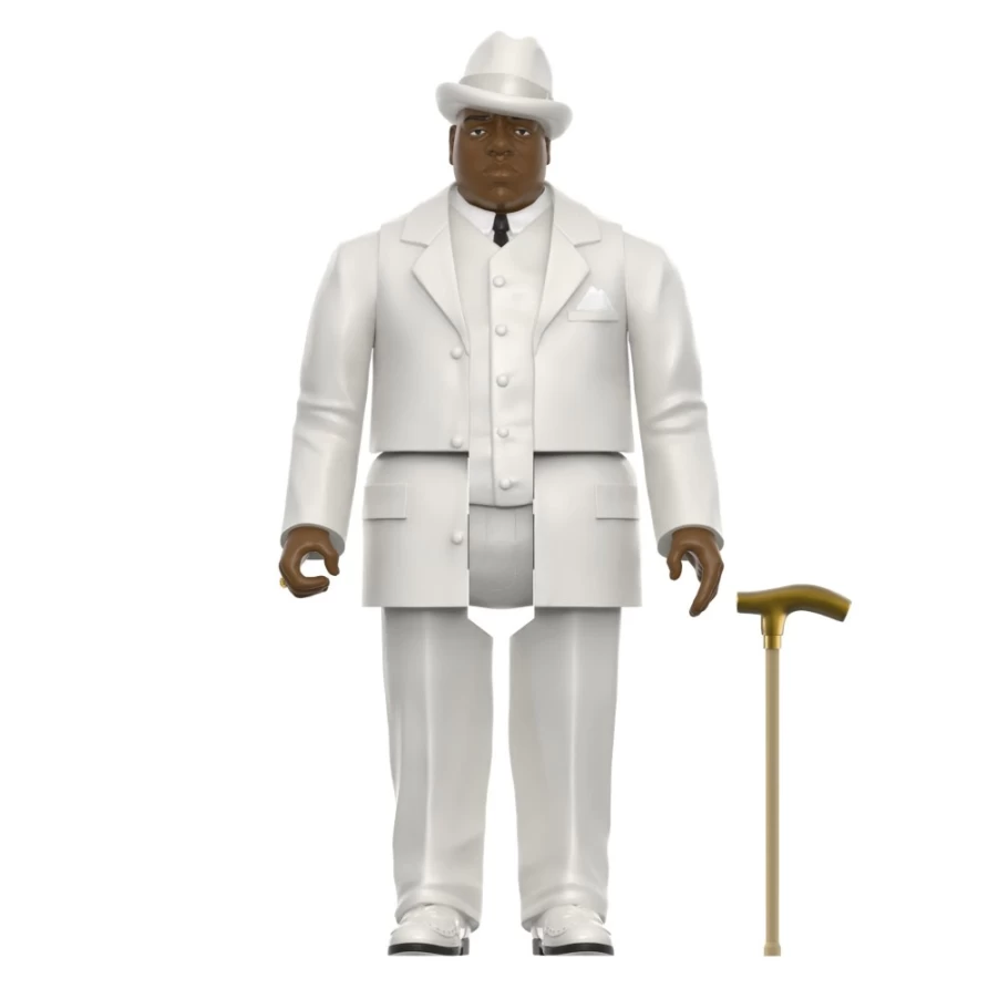 Super7 Notorious B.I.G. Reaction Wave 3 Action Figure - Biggie Smalls in Suit Collectible