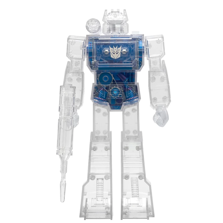 Super7 Transformers Super Cyborg Soundwave Clear Exclusive NYCC 2020 Action Figure