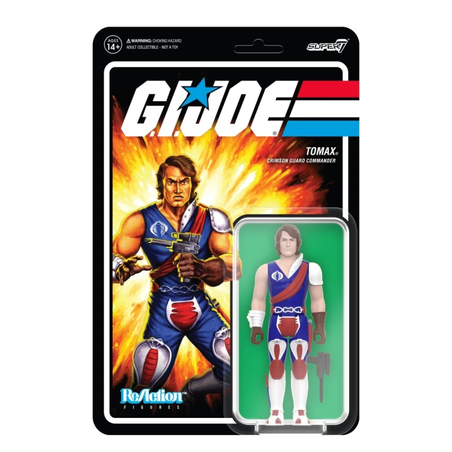 Super7 G.I. Joe Reaction Figures Wave 5 - Tomax Action Figure Collectible Toy