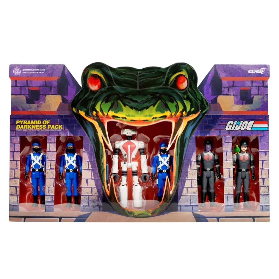 Super7 G.I. Joe Reaction Figures Wave 4B Snakelings Box Set SDCC 2022 Exclusive Action Figure