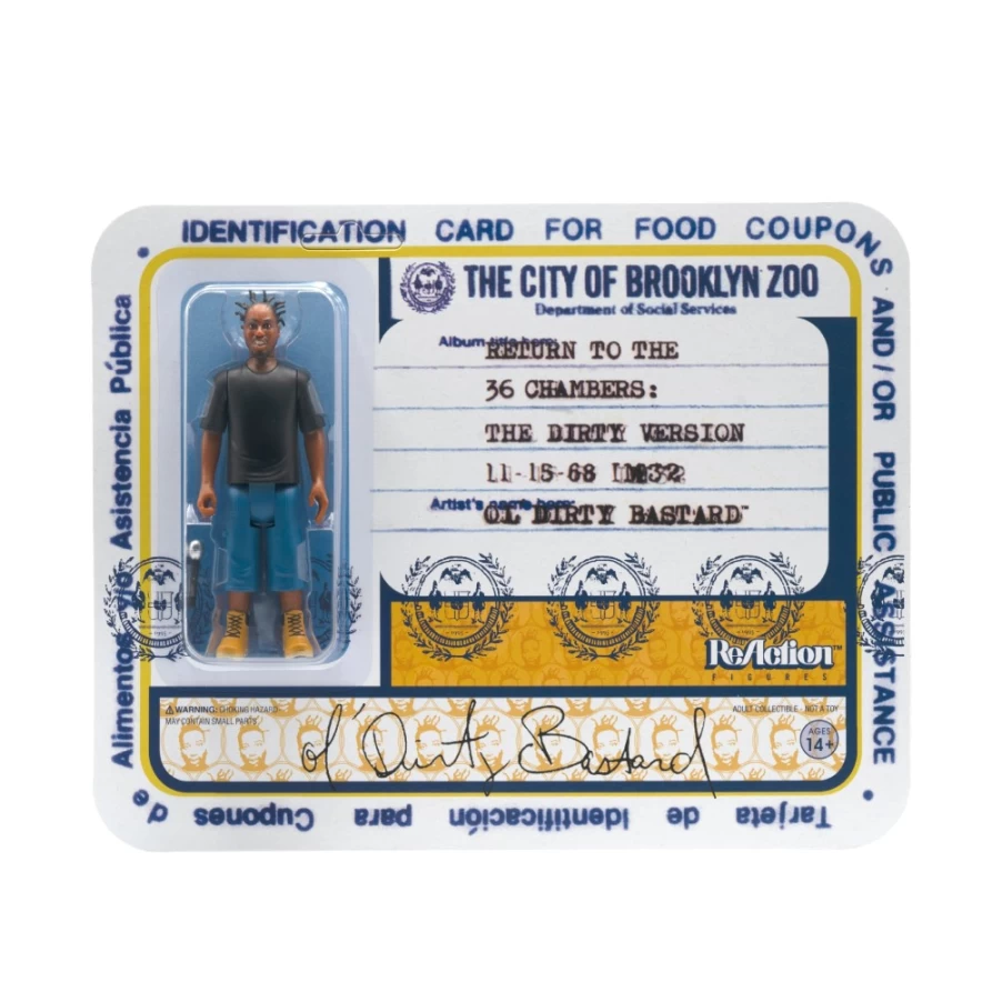 Super7 ODB Reaction Figure - Official Wu-Tang Clan Collectible Action Figure
