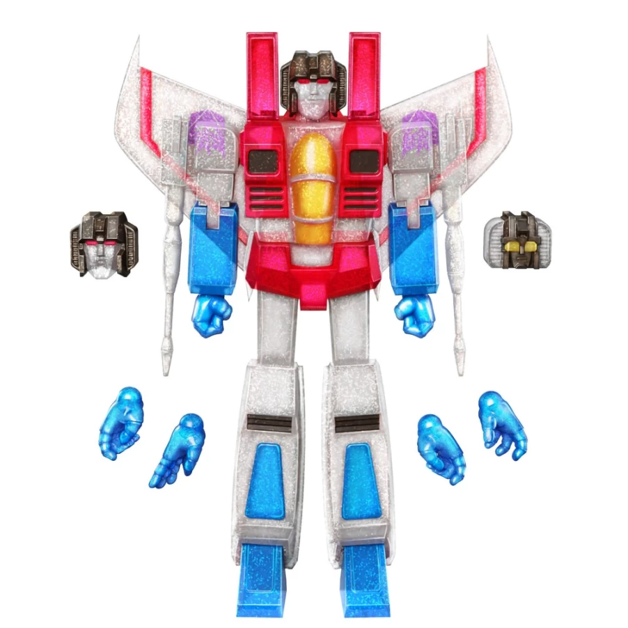 Super7 Transformers Ultimates Wave 1 Starscream Ghost Action Figure Collectible